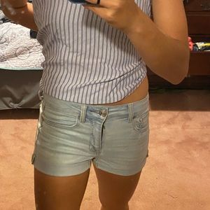 Light Wash AE Jean shorts